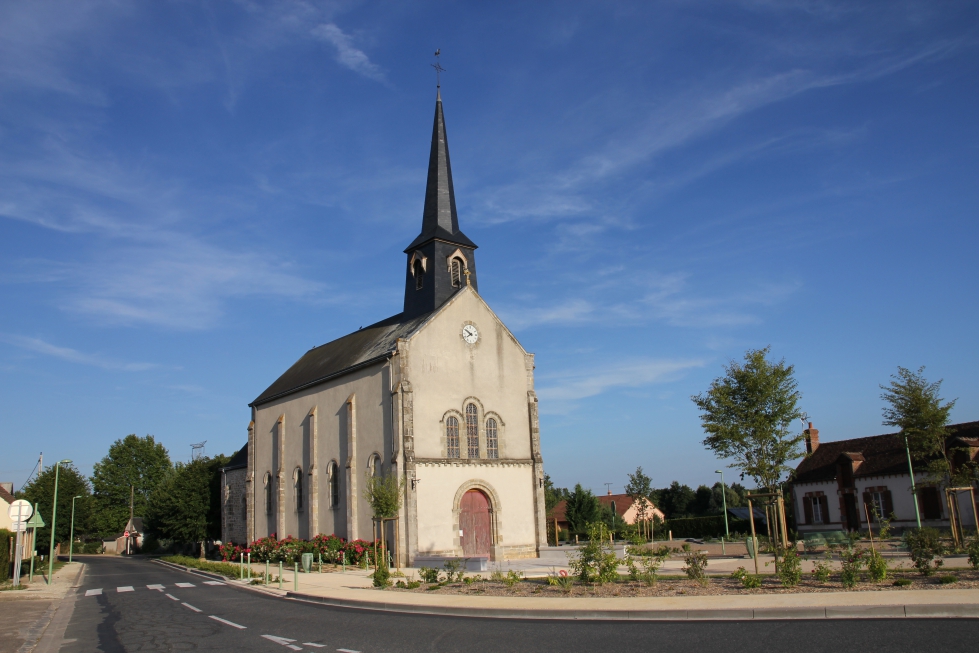 place de l'église Châtenoy