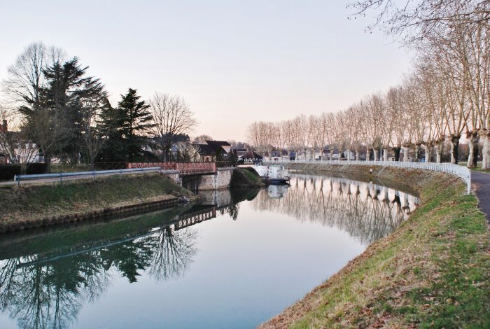 Canal de Briare en hiver 